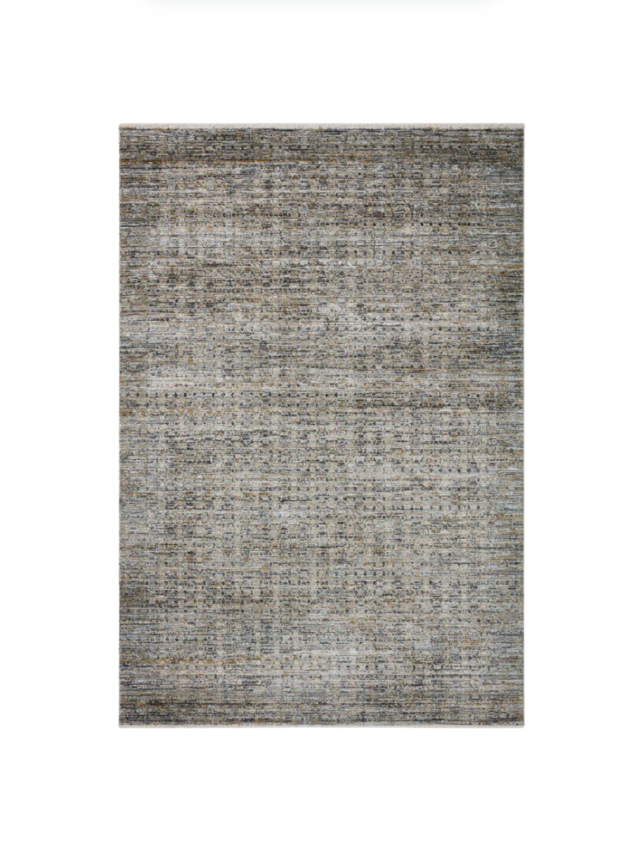 2x4 SOH-05 Charcoal/Multi Rug