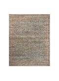 2x4 HER-12 Blue/Rust Rug