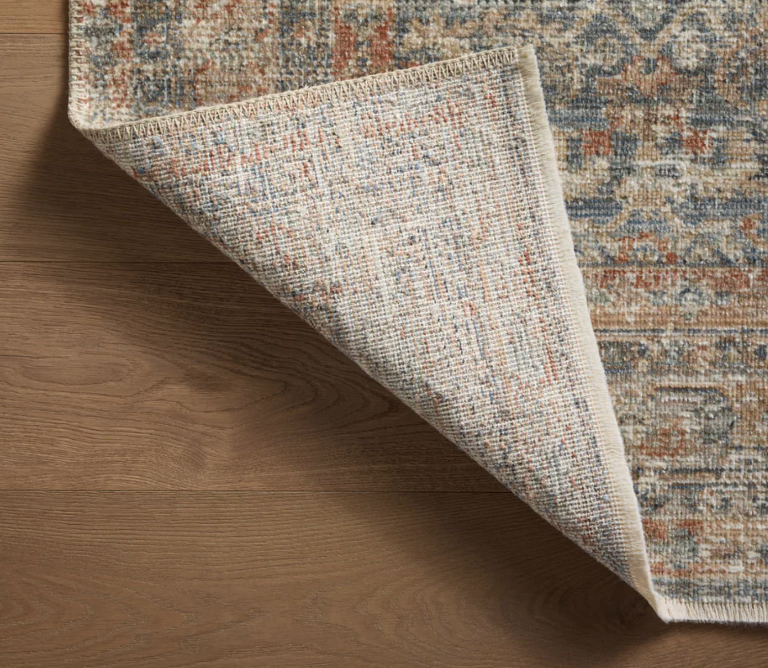 2x4 HER-12 Blue/Rust Rug