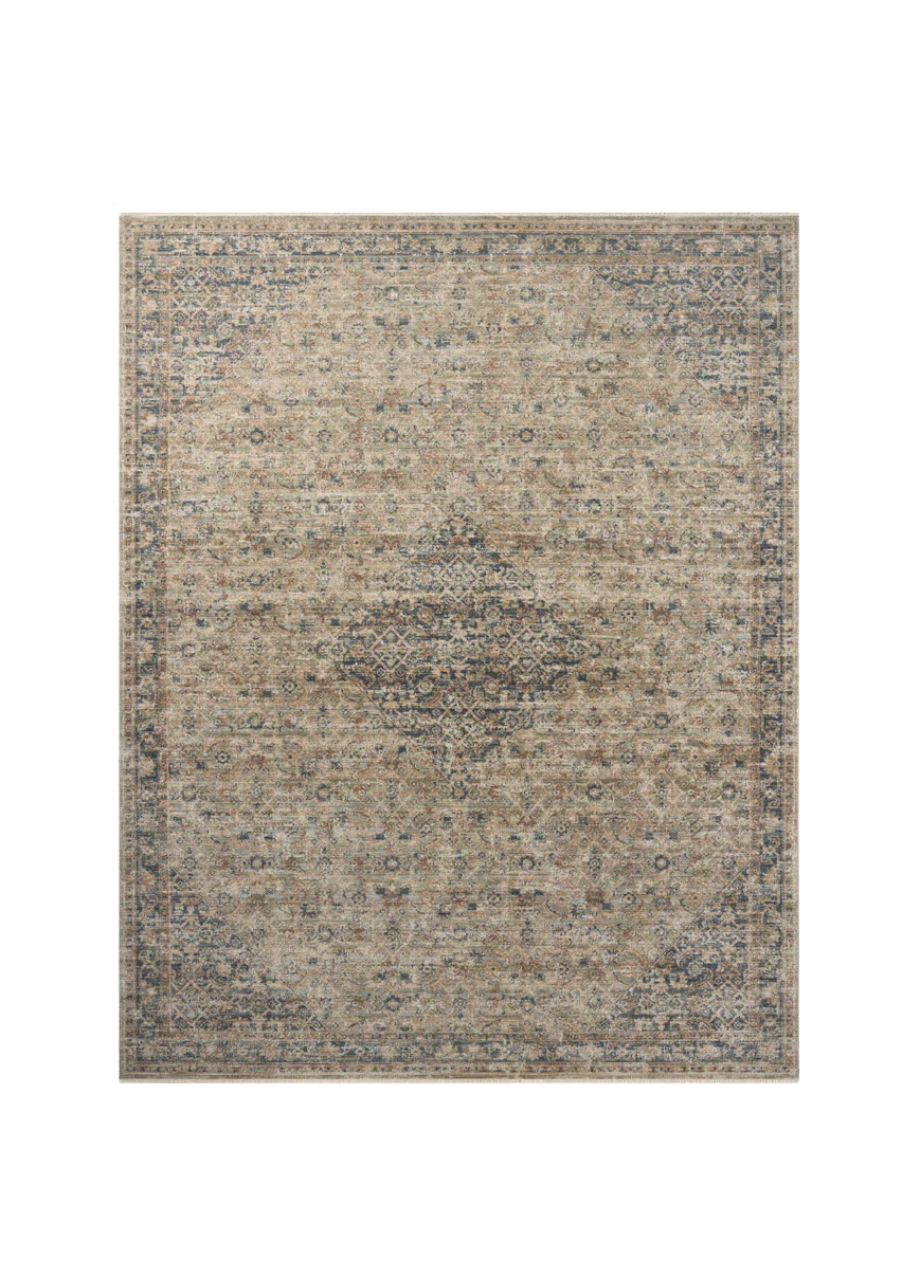 2x3 HER-08 Sage/Navy Rug