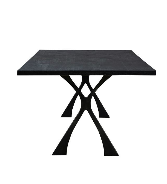40-282 Black Wishbone Dining Table