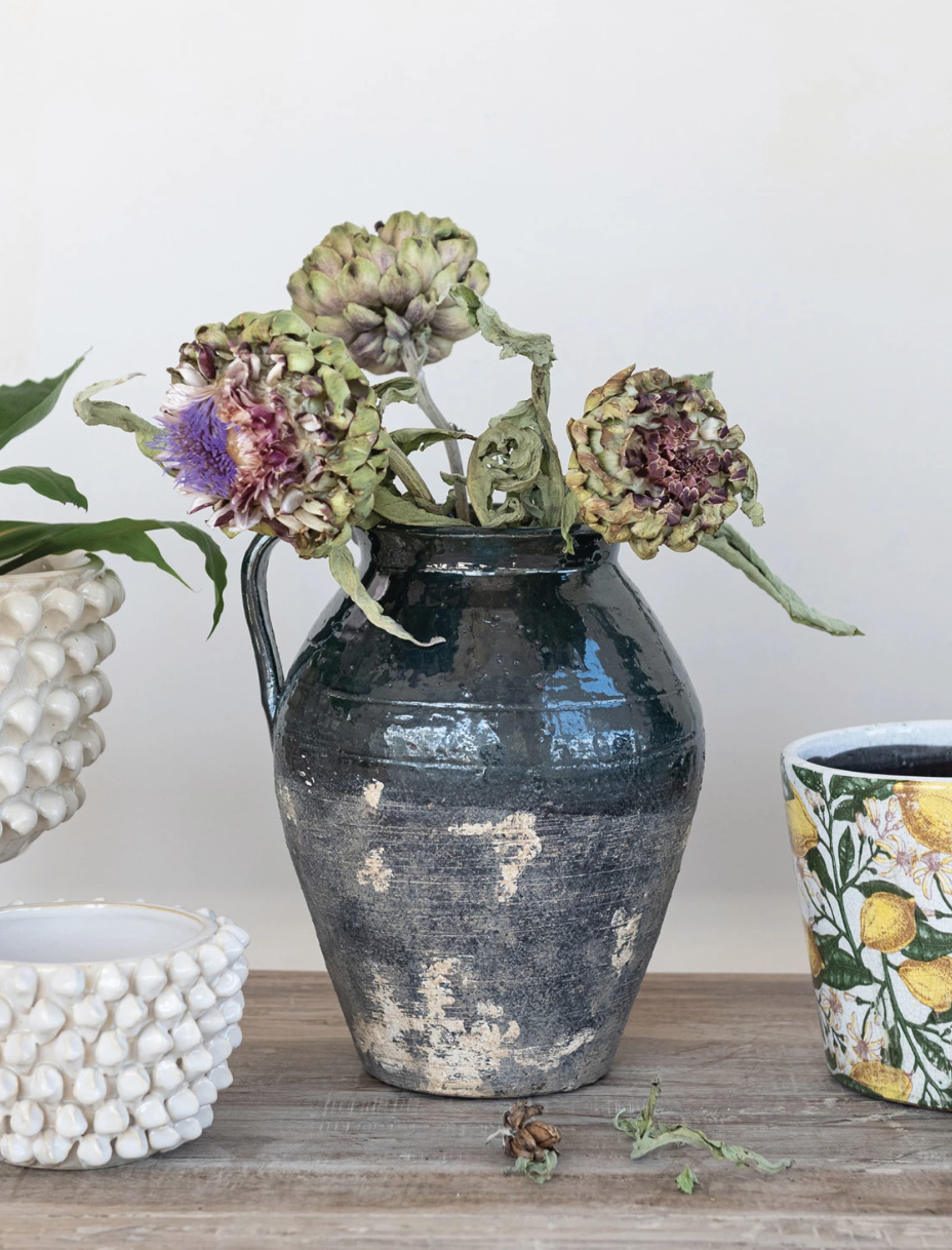 DG0415 Decorative Terracotta Pitcher
