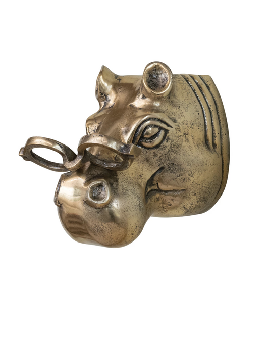 DG0267 Cast Aluminum Hippo Head