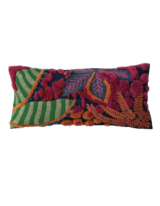DF9069 27x12 Embroidered Indoor/Outdoor Lumbar Pillow