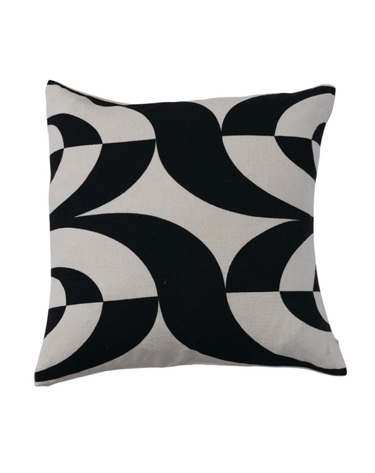AH2943PMC 18x18 Slub Printed Pillow