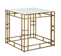 60-107 Gold Cubes Side Table