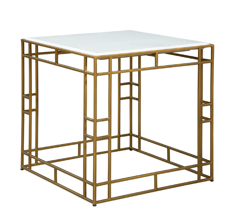 60-107 Gold Cubes Side Table