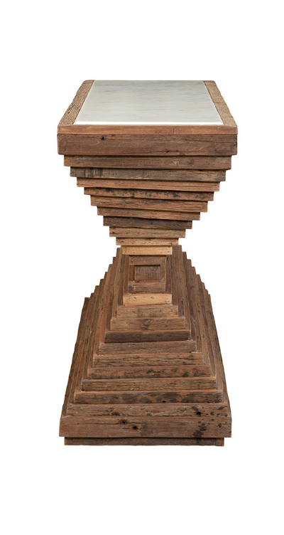 60-86 Stackers Marble Console