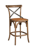70026DW Bentwood Counter Stool w/ Metal Back