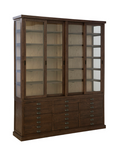 20-575 Brown Balmoral Display Cabinet