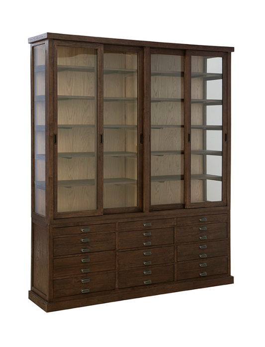 20-575 Brown Balmoral Display Cabinet