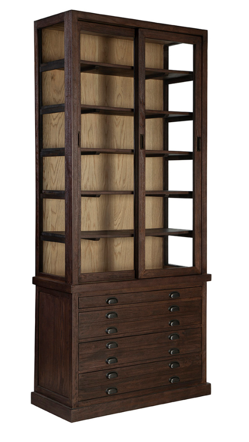 20-576 Brown Single Balmoral Cabinet