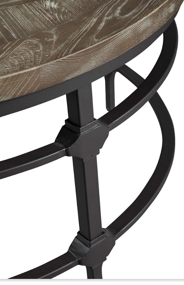 20-096 Coldiron Round Coffee Table