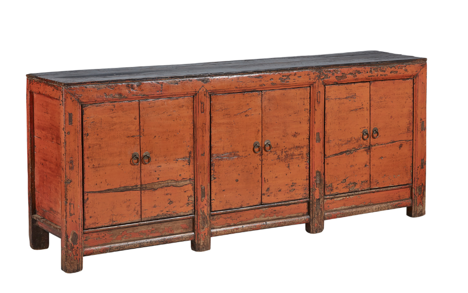 20-306 Large Antique Amber Sideboard