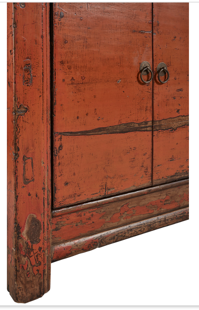 20-306 Large Antique Amber Sideboard