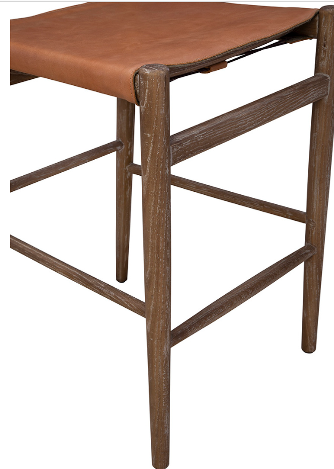 20-564 Leather Prescott Counter Stool