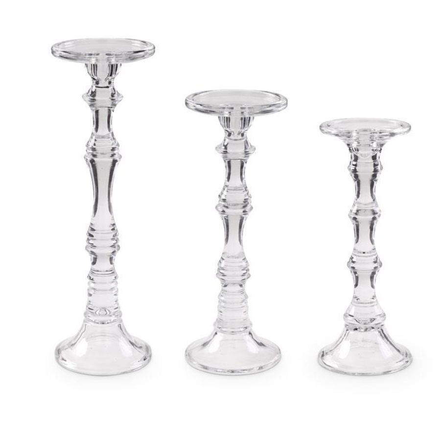14963A-S Slender Glass Candleholder