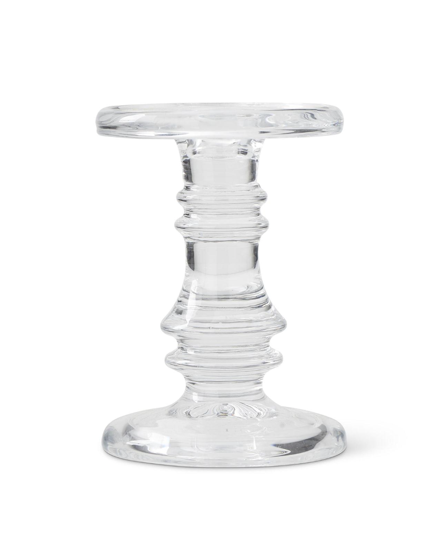 14963B-S Short Glass Candleholder