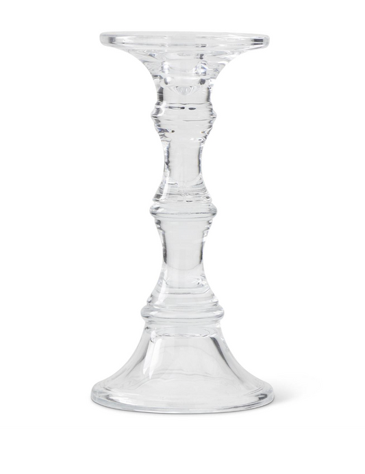 14963B-L Short Glass Candleholder