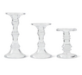 14963B-S Short Glass Candleholder
