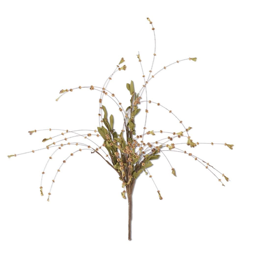 42125A-BR 25" Brown Bead Bud Spray