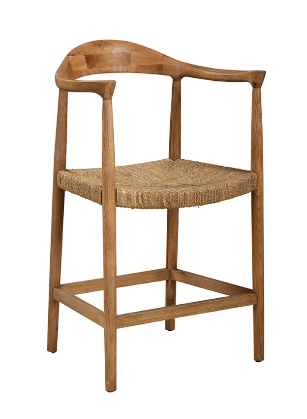 20-541 Natural Abraham Counter Stool