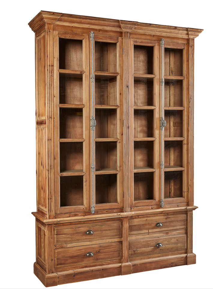84271 Natural Old Fir Bookcase