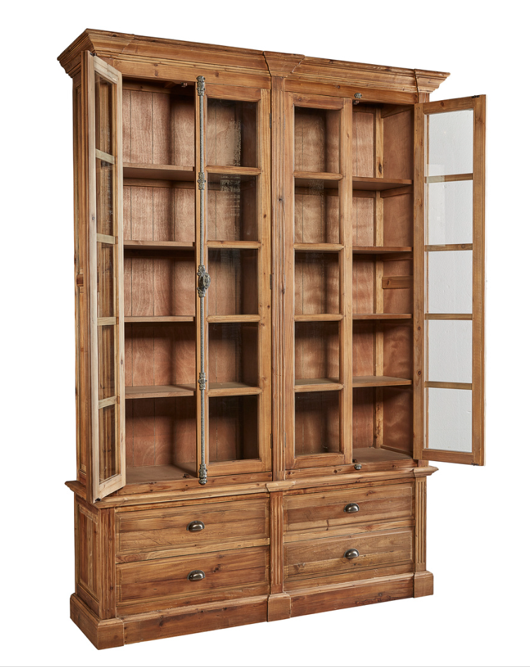 84271 Natural Old Fir Bookcase