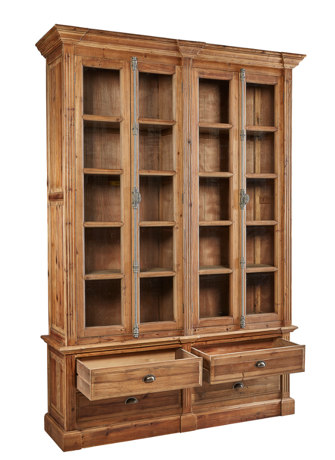84271 Natural Old Fir Bookcase