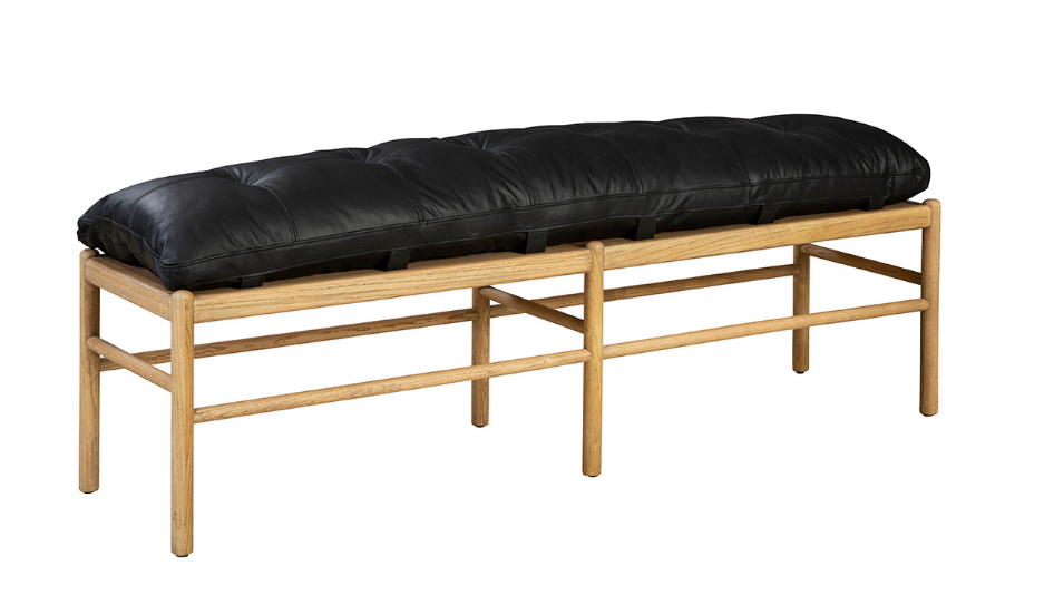 20-570 Osborne Leather Bench