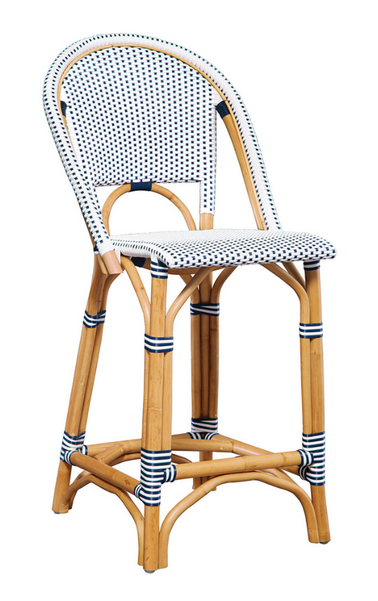 18-86 Blue Leroy Counter Stool