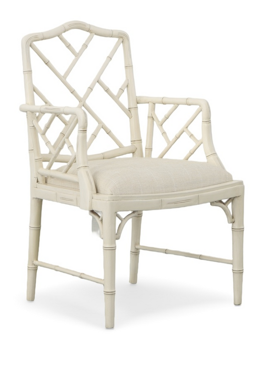 51478LT White Sawyer Arm Chair