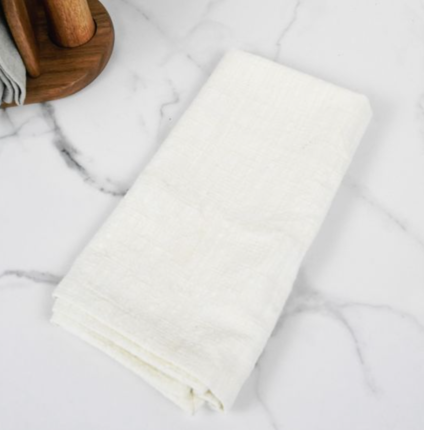 PDCC038 Ivory Cotton Napkins, Set of 4