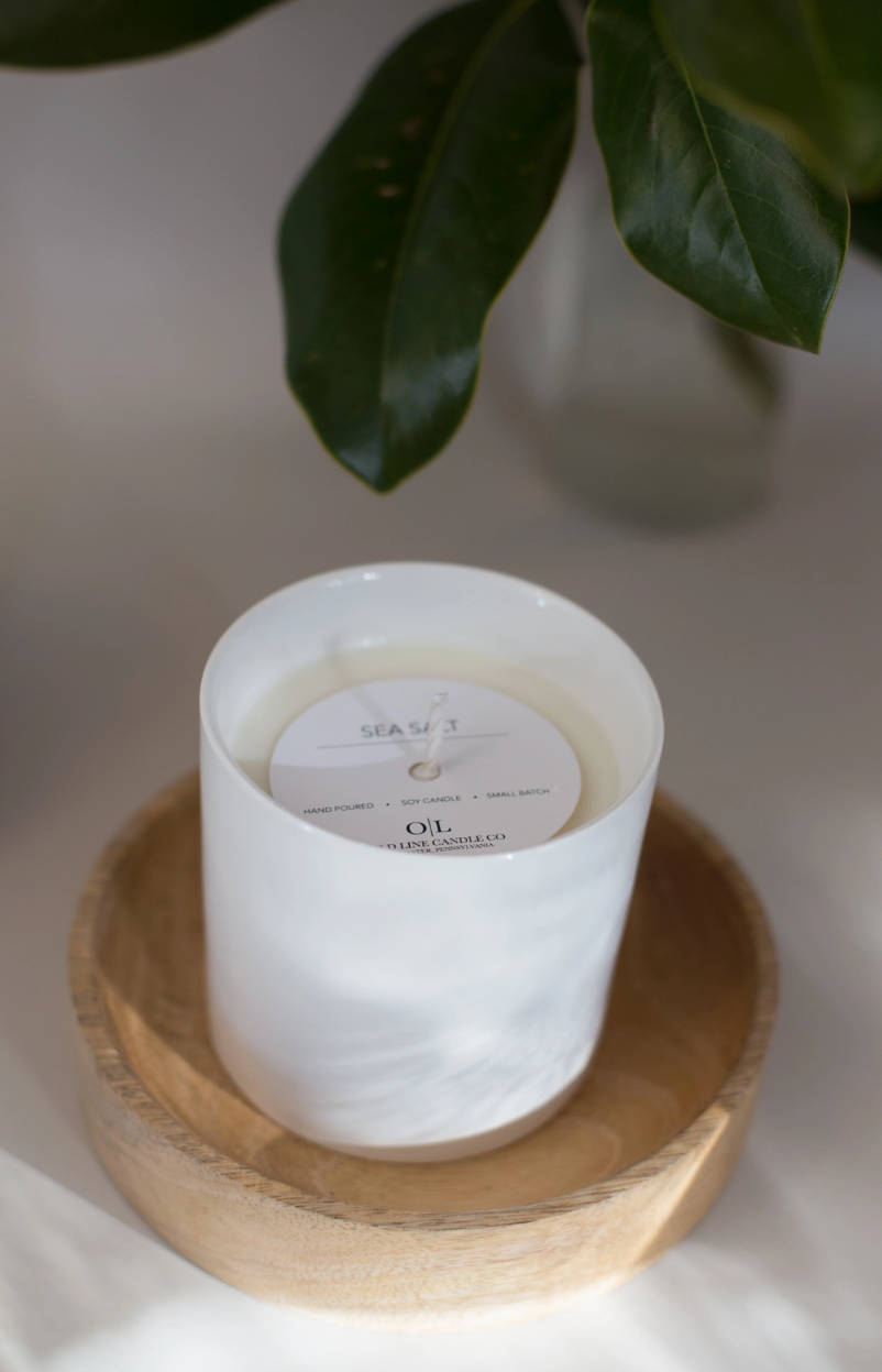 Ceramic Candle - Apple & Maple Bourbon