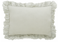 Belgian-SS-Natural Linen Ruffle Standard sham