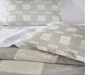 Aiden-KS-gry Cotton King Sham Grey