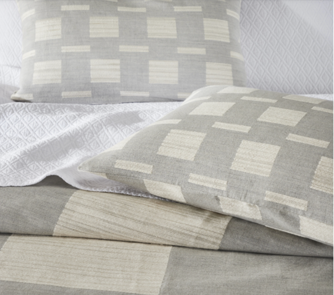 Aiden-K-gry Cotton King Duvet Cover Grey