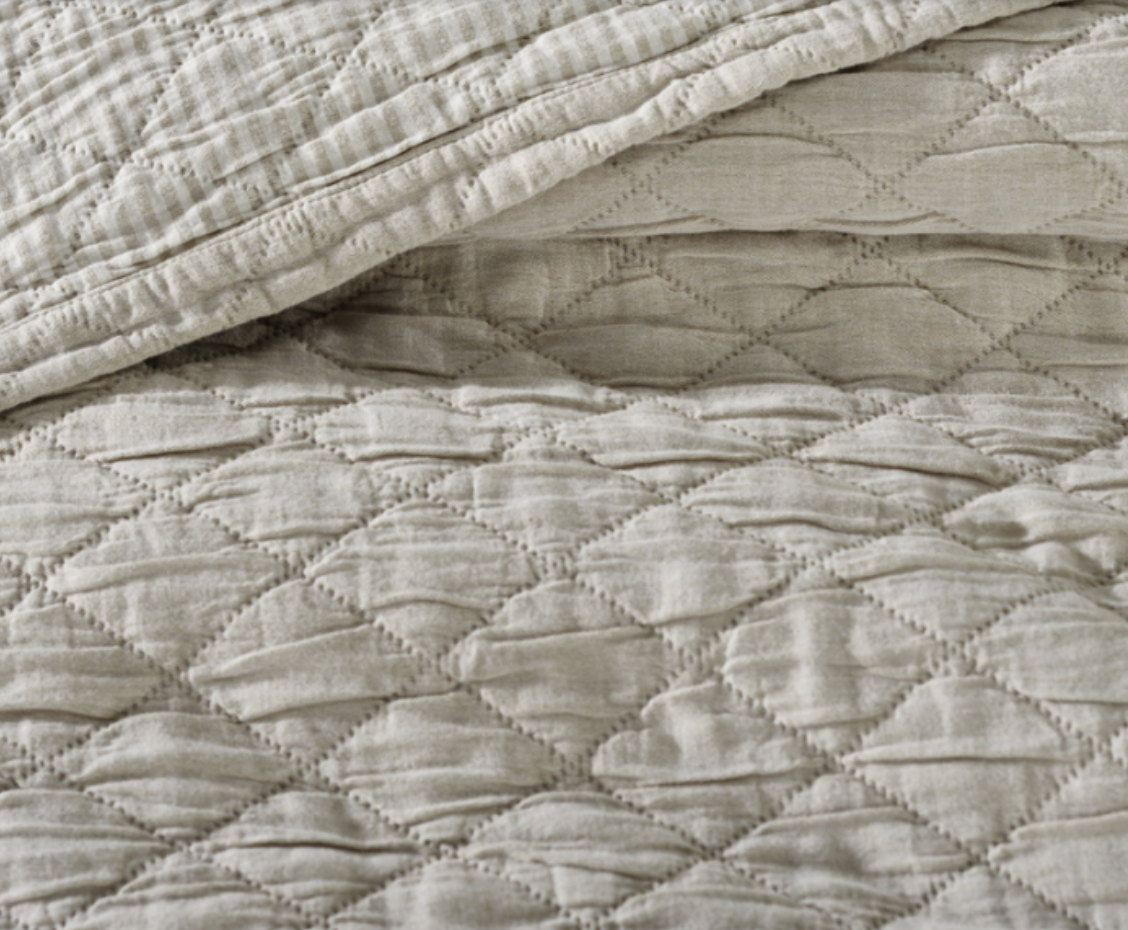 Colmar-K-natural Cotton Reversible Quilt King