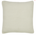 MANDALAY-ES-IVORY Popcorn Cotton Euro Sham