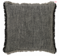 C1356  Savannah Natural Black Chambray Fringe