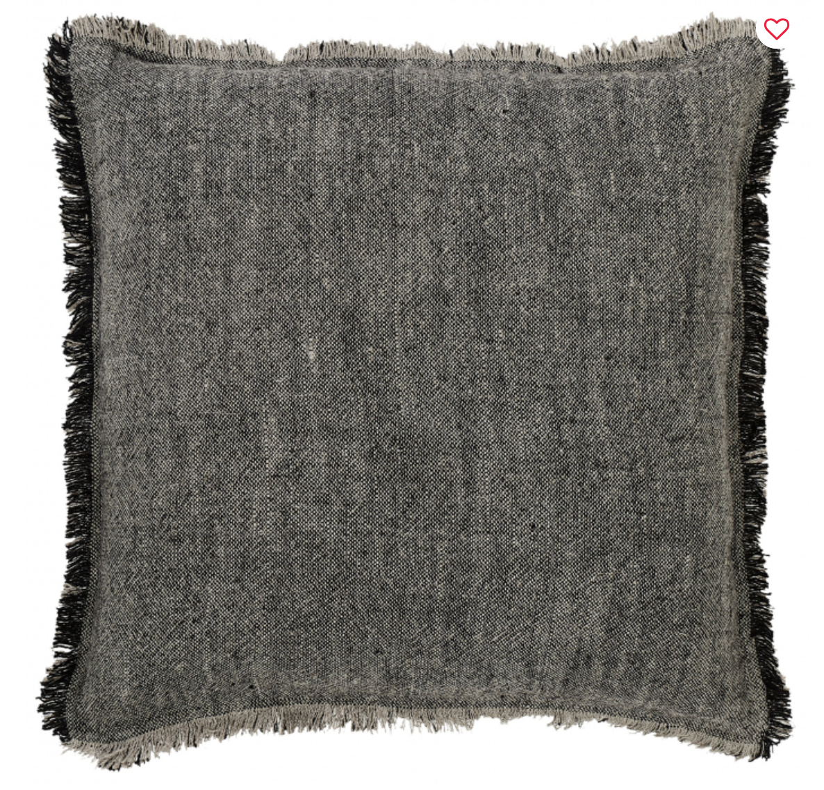 C1356  Savannah Natural Black Chambray Fringe