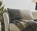 C1423 Myra Natural Black Yarn Dyed Linen