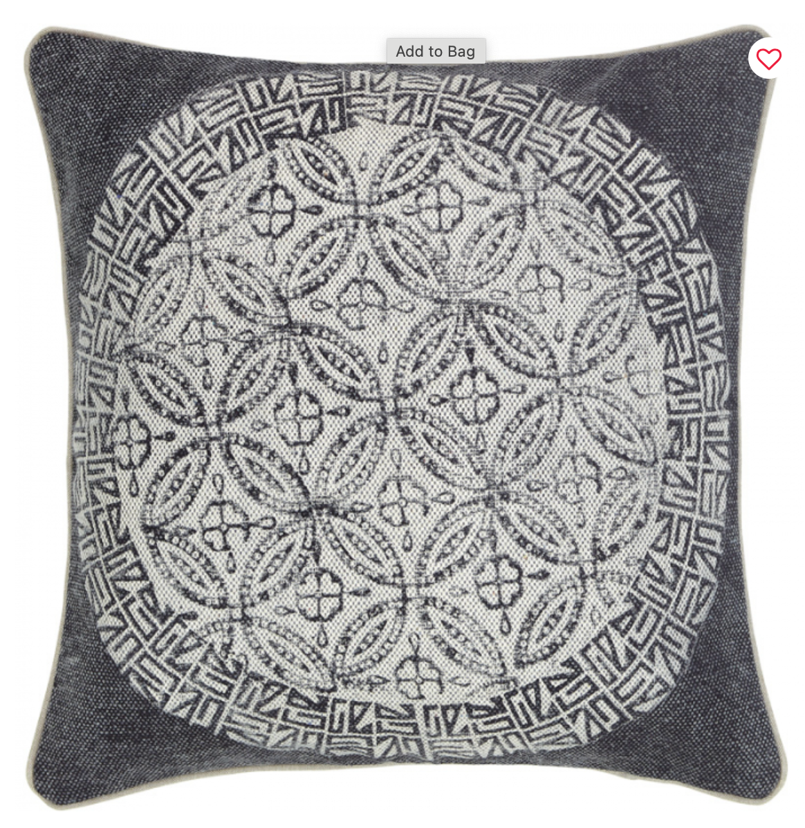 C1306  Medalion Print Pillow Cover