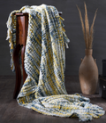 TH111 Chunky Tie Dye Weave Throw