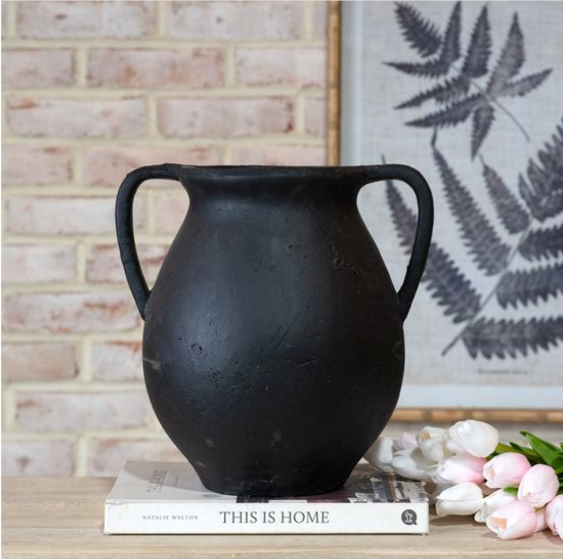 PD33385 Back, 2 Handle jug Vase