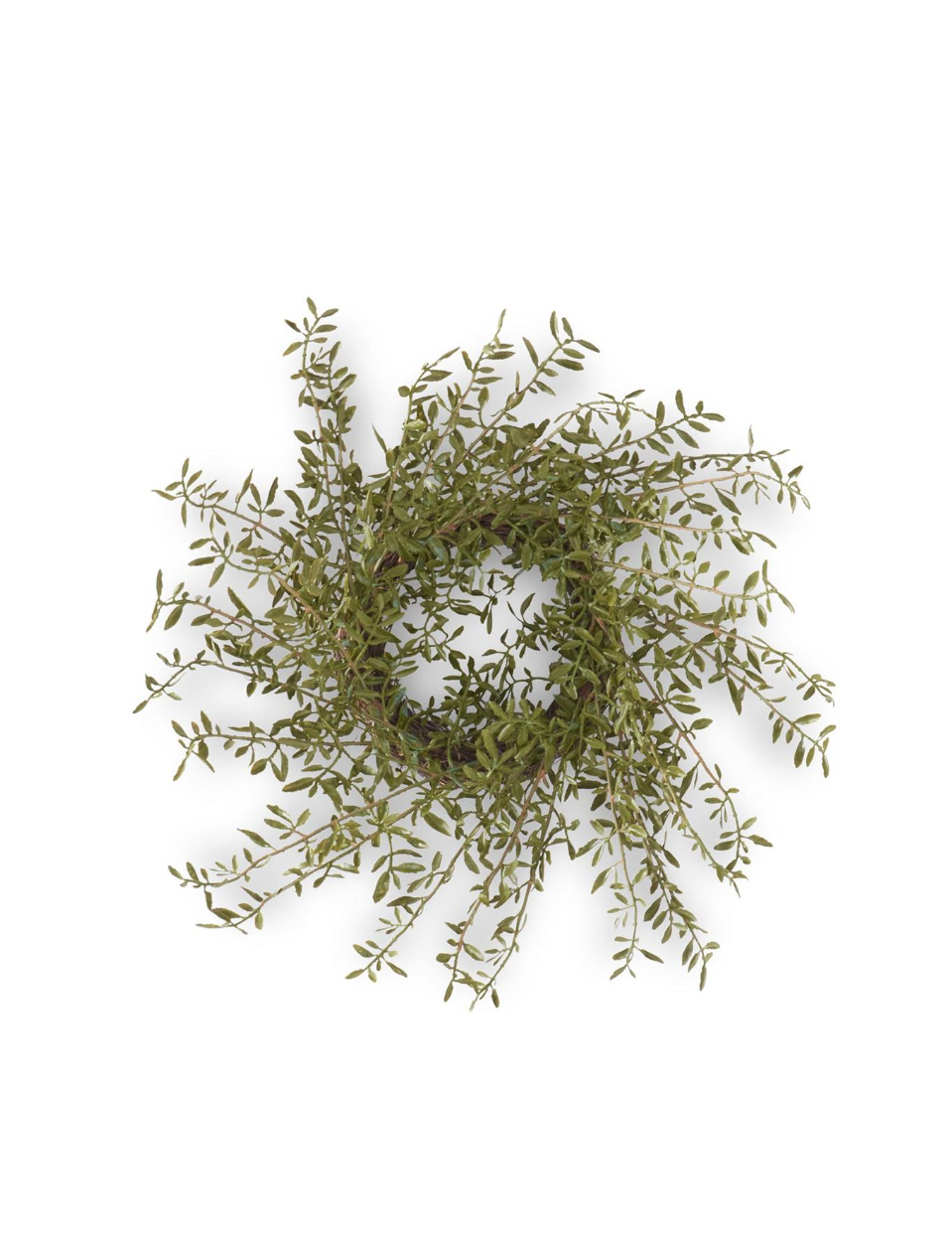 1C7190 19" Myrtle Leaf Candle Ring