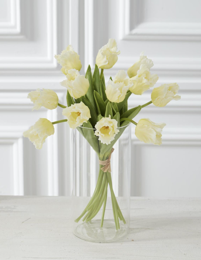 18878A-YE 13" Yellow Parrot Tulip Bundle