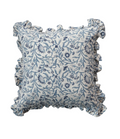 DF9461 18" Square Cotton Blend Block Prink Pillow