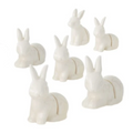 11770 Bunny Card Holder, Set of 6