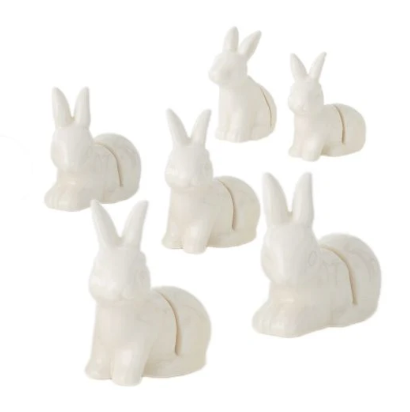 11770 Bunny Card Holder, Set of 6